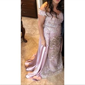 Special occasion boutique dress. Size 10. Wedding dress. Long dress with skirt.